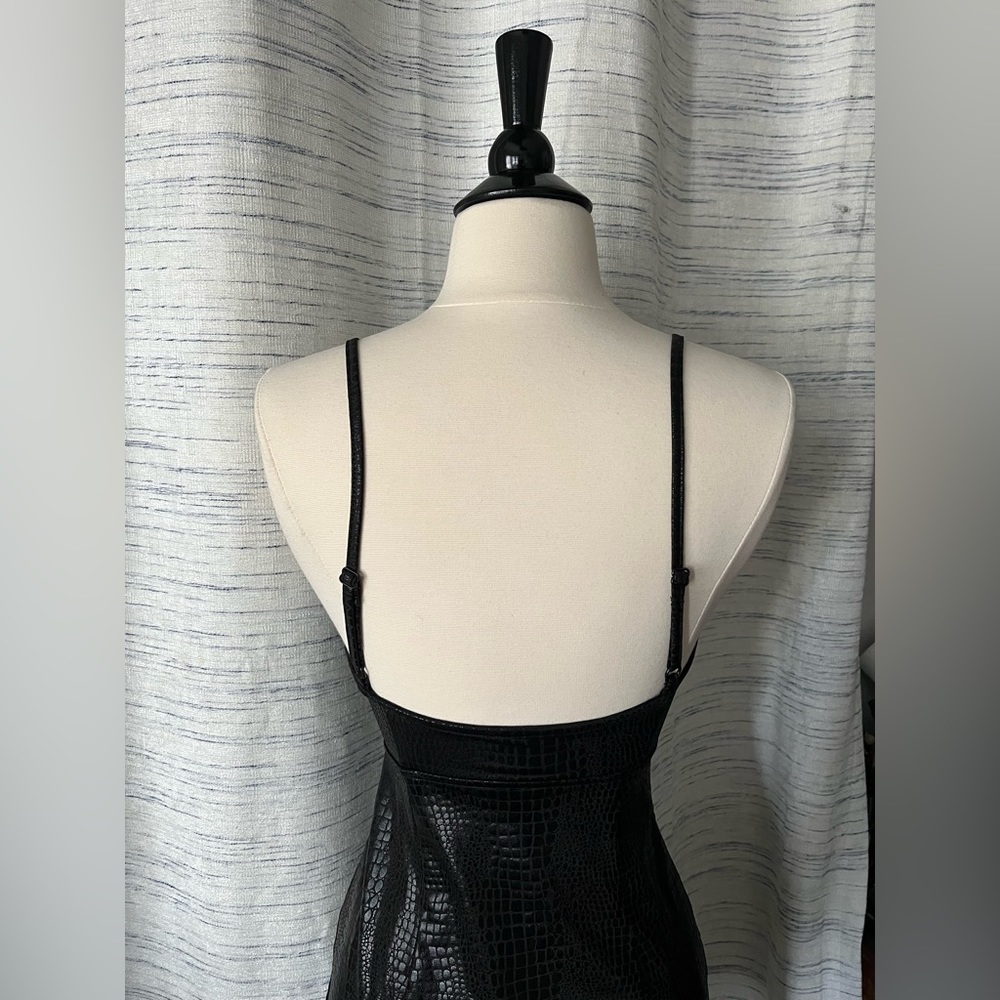 Black python minidress - Picture 5 of 6